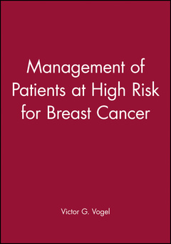Couverture de l’ouvrage Management of Patients at High Risk for Breast Cancer