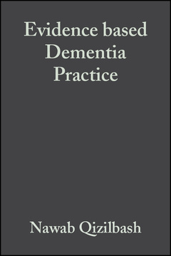 Couverture de l’ouvrage Evidence-based dementia practice
