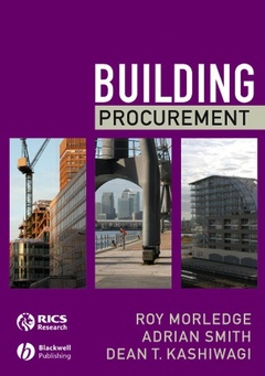 Couverture de l’ouvrage Building procurement