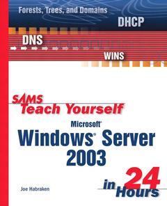 Couverture de l’ouvrage Windows .NET server 2003 (kick start)