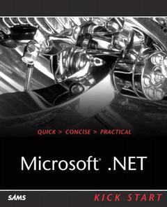 Couverture de l’ouvrage Microsoft .NET (kick start)