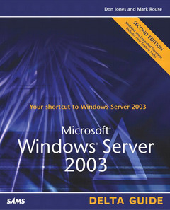 Couverture de l’ouvrage Microsoft windows server 2003 delta guide