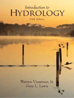 Couverture de l’ouvrage Introduction to Hydrology