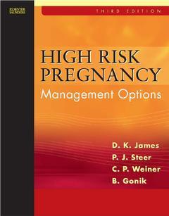 Couverture de l’ouvrage High Risk Pregnancy: Management Options, with CD-ROM