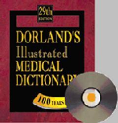 Couverture de l’ouvrage Dorland's illustrated medical dictionary 29th Ed. (electronic dictionary+speller CD-ROM version)
