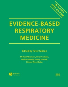Cover of the book Evidence-Based Respiratory Medicine, with CD-ROM