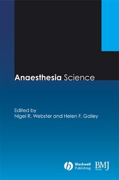 Couverture de l’ouvrage Anaesthesia Science