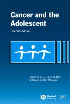 Couverture de l’ouvrage Cancer and the Adolescent