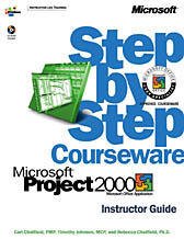 Couverture de l’ouvrage Microsoft project 2000 step by step courseware trainer pack (with CD-ROM)