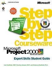 Couverture de l’ouvrage Microsoft project 2000 step by step courseware expert skills class pack (with CD-ROM)