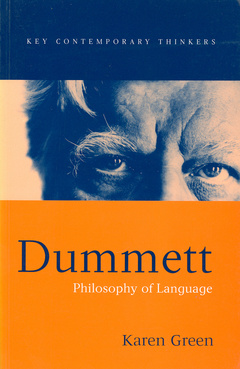 Cover of the book Dummett