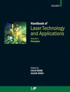 Couverture de l’ouvrage Handbook of laser technology & applications (Set of 3 Volumes)
