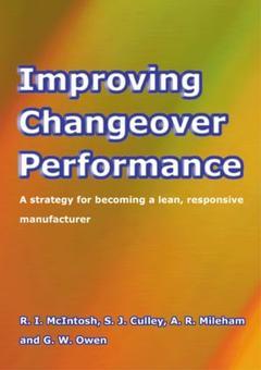 Couverture de l’ouvrage Improving Changeover Performance