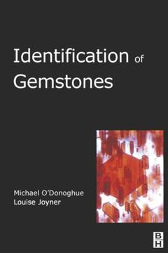 Couverture de l’ouvrage Identification of gemstones