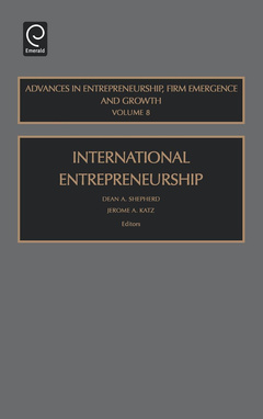 Couverture de l’ouvrage International entrepreneurship