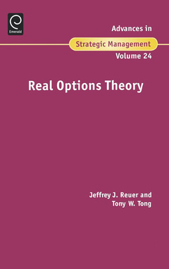 Couverture de l’ouvrage Real options theory