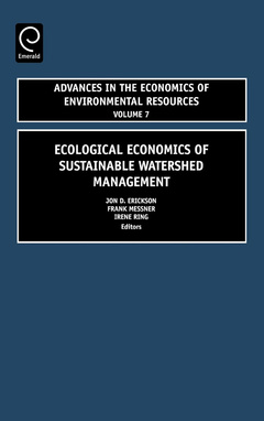 Couverture de l’ouvrage Ecological economics of sustainable watershed management, Volume 7