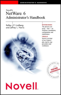 Couverture de l’ouvrage Novell's NetWare 6 Administrator's Handbook