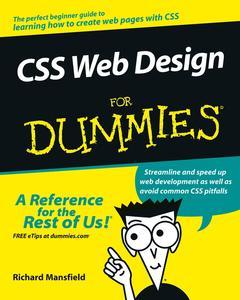 Couverture de l’ouvrage CSS Web Design for Dummies (For Dummies Series)
