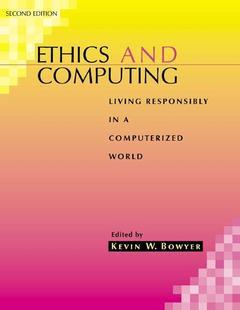 Couverture de l’ouvrage Ethics and Computing