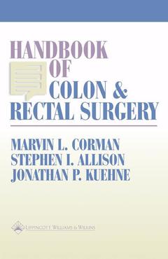 Couverture de l’ouvrage Handbook of colon & rectal surgery