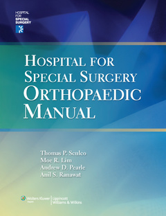 Cover of the book Hospital for Special Surgery Orthopaedics Manual