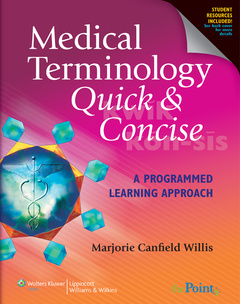 Couverture de l’ouvrage Medical Terminology Quick & Concise