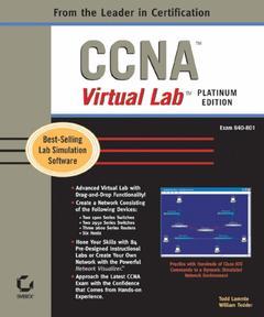 Couverture de l’ouvrage CCNA virtual lab (platinum edition, CD-ROM) exam 640-801