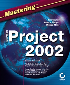 Couverture de l’ouvrage Mastering microsoft project 2002