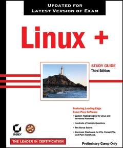 Couverture de l’ouvrage Linux+ study guide (exam XK0-002, 3rd Ed., with CD-ROM)