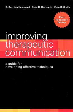 Couverture de l’ouvrage Improving Therapeutic Communication