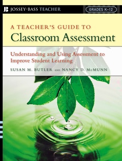 Couverture de l’ouvrage A Teacher's Guide to Classroom Assessment