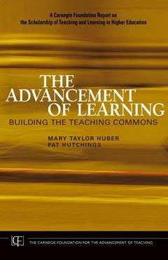 Couverture de l’ouvrage The Advancement of Learning