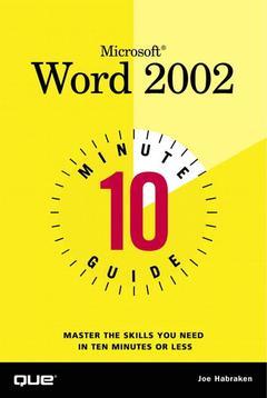 Cover of the book Ten minute guide to ms word 2002