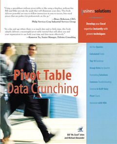 Couverture de l’ouvrage Pivot table data crunching