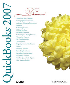 Couverture de l’ouvrage Quickbooks 2007 on demand