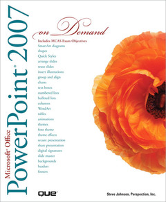 Couverture de l’ouvrage Microsoft office powerpoint 2007 on demand