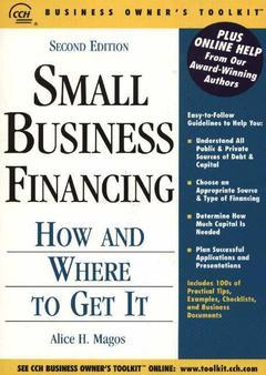 Couverture de l’ouvrage Small Business Financing