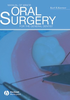 Cover of the book Manual of minor oral surgery for the general dentist