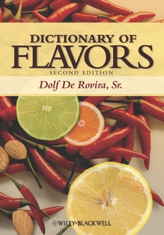 Couverture de l’ouvrage Dictionary of flavors