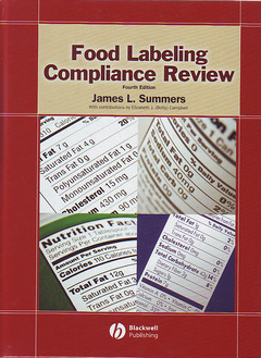 Couverture de l’ouvrage Food labeling compliance review