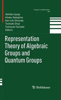 Cover of the book Representation Theory of Algebraic Groups and Quantum Groups