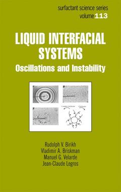 Couverture de l’ouvrage Liquid Interfacial Systems