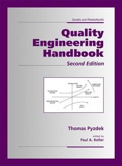 Couverture de l’ouvrage Quality Engineering Handbook