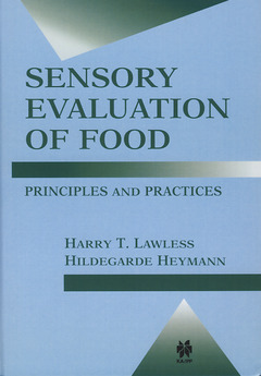 Couverture de l’ouvrage Sensory evaluation of food, principles and practices (POD)