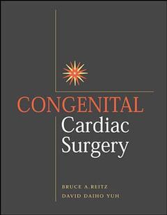 Couverture de l’ouvrage Congenital cardiac surgery