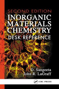 Couverture de l’ouvrage Inorganic Materials Chemistry Desk Reference