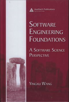 Couverture de l’ouvrage Software Engineering Foundations