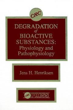 Cover of the book Degradation of Bioactive Substances