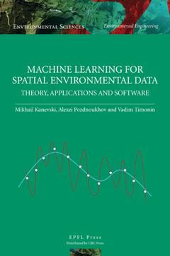 Couverture de l’ouvrage Machine learning algorithms for spatial data analysis and modelling